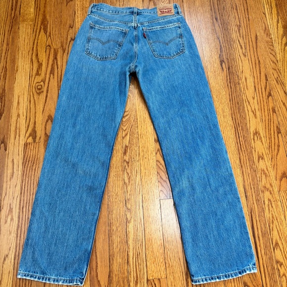 Levi’s Low Pro High Rise Straight Leg Light Denim Blue Loose Baggy Jeans Sz W28 - Picture 16 of 16
